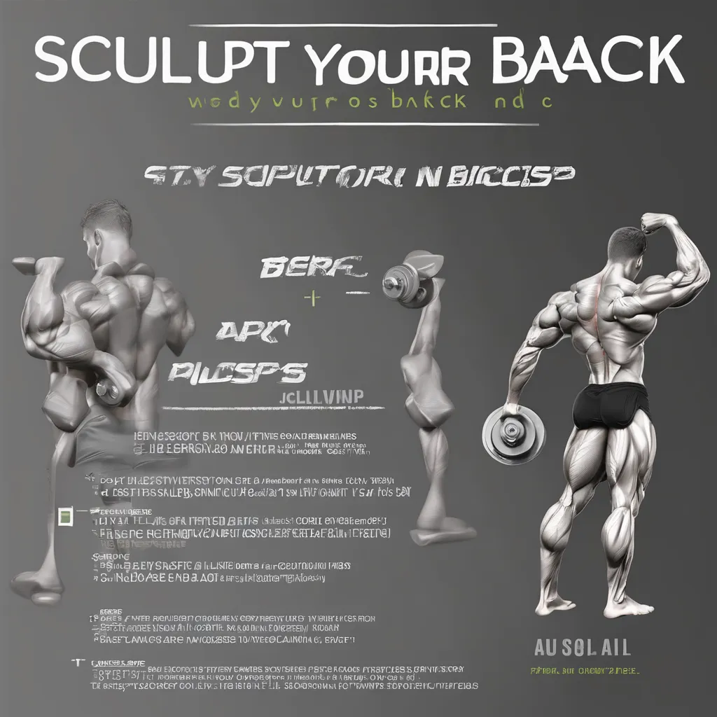 Sculpt your back and biceps