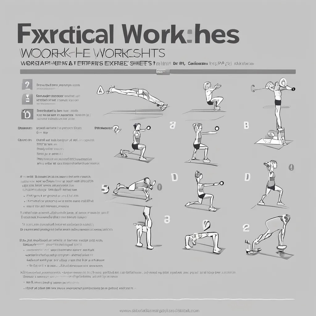 Download functional exercise worksheets PDF