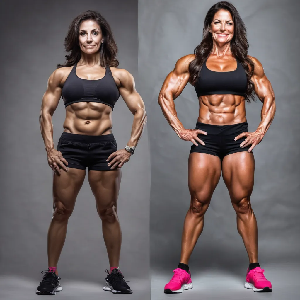 Transformación muscular en mujeres impresionante